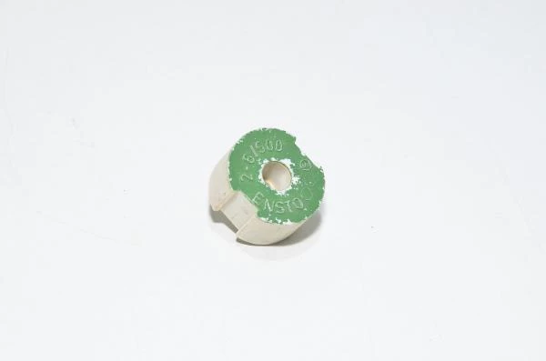 6A 500V DII Ensto green ceramic screw in gauge ring for Diazed II fuse holder