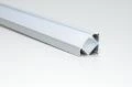 SS8181 alumiininen LED nauhan asennusprofiili, 45° kulma pinta-asennettava, 2500mm *uusi*