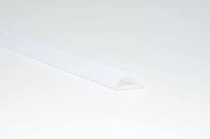 SS0202 maidonvalkoinen muovikansi, 2500mm *uusi*