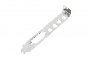 Computer expansion card slot blanking plate, full-height, 4x 8mm holes and place for DA-15 connector, special model 1