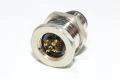 M12 panel mount A-coded 5-pin male rear mounting metal sensor connector SS-M12-PM-AC-5P-M-REMT-PG9-SC-V1 with PG9 thread and solder cups *new*