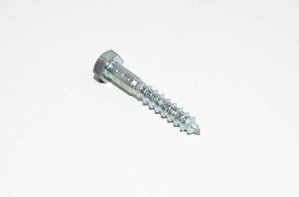 8x40mm, RH, sinkitty teräs kuusiokantapuuruuvi, DIN 571 *uusi*