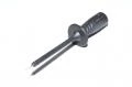 Hirschmann PRUEF 2610 972 318-100 musta jousikuormitettu kompakti mittapää 4mm turvabanaaniliittimellä, 1000V, CAT II, 1A *uusi*