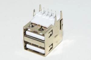 USB kaksoisnaarasliitin tyyppi A 90°, piirilevyasennettava *uusi*