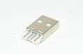 USB male connector type A, solder tabs *new*