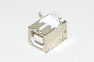 USB naarasliitin tyyppi B 90°, piirilevyasennettava *uusi*