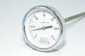Ufotek 80mm 0-120C temperature gauge with 9x251mm thermowell and zero-point adjustment screw