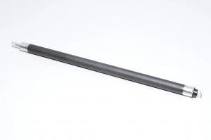 Magneettitela 12x263mm 6,15mm D-mallisella akselilla ja 5mm reijällä, musta päätykorkki