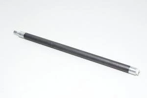 Magneettitela 12x263mm 6,15mm D-mallisella akselilla ja 5mm reijällä, valkoinen päätykorkki