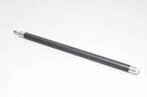 Magneettitela 12x263mm 6,15mm D-mallisella akselilla ja 5mm reijällä, valkoinen päätykorkki