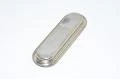 105x35x10mm Abloy handle 402 oval chromesteel recessed flush pull handle for sliding door, notably collided unit