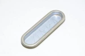 105x35x10mm Abloy vedin 402 ovaali kromiteteräksinen upotettu uppovetokahva liukuoveen