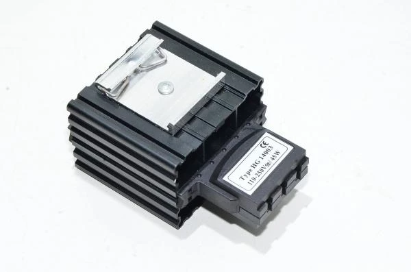 45W 110-250V Stego HG 14003 semiconductor cabinet heater with temperature limiting PTC resistor, spring loaded terminal block *new*