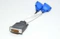 Male LFH-60 (Low-force helix) - 2x female VGA adapter, model 1
