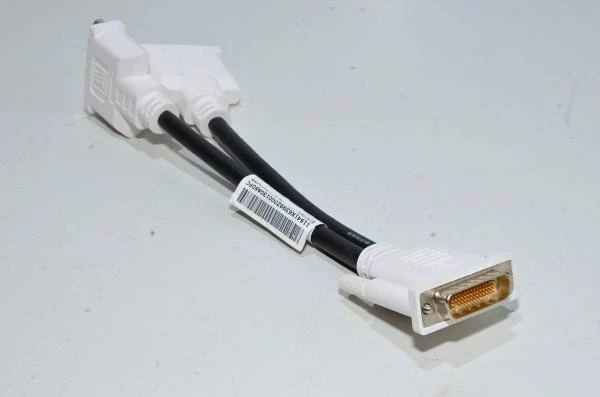 Male DMS-59 (Dual Monitor Solution) - 2x female DVI-I dual link adapter, model 2