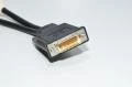 Male DMS-59 (Dual Monitor Solution) - 2x female DVI-I dual link adapter, model 4
