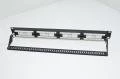 19" 1U rack mountable patchbay 24x CAT6 RJ45 sockets and detacheable strain relief