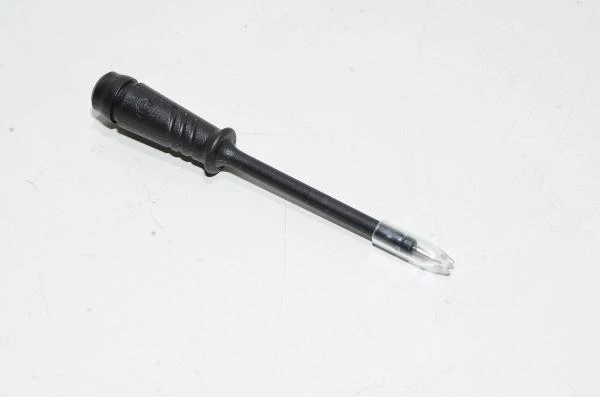 Hirschmann PRUEF 2 973 368-100 black compact test probe with 4mm banan connector, 30VAC 60VDC, CAT I, 1A *new*