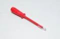 Hirschmann PRUEF 2 973 368-101 punainen kompakti mittapää 4mm banaaniliittimellä, 30VAC 60VDC, CAT I, 1A *uusi*