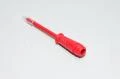 Hirschmann PRUEF 2 973 368-101 punainen kompakti mittapää 4mm banaaniliittimellä, 30VAC 60VDC, CAT I, 1A *uusi*
