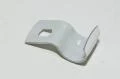 10-11mm white metal hook for screw mounting tubes or cables *new*
