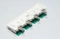 4x R&M R925371 CAT5e LAN connector modules with mounting bracket *new*