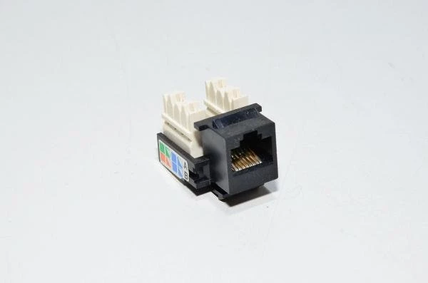 AMP 406372-2 Keystone snap-in CAT5e LAN connector module *new*