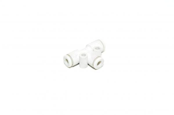 SMC KJT04-00 miniatyyri 4mm T-liitin / T-haara / T-sovitin pikaliitin samoille putkihalkaisijoille