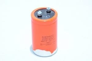 2000µF 250VDC 85°C Siemens B43461-A2208-T alumiinielektrolyyttikondensaattori, M5 liittimillä