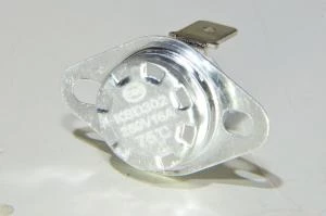 75°C KSD302 250V 16A NC ceramic bi-metallic mechanical thermostat *new*