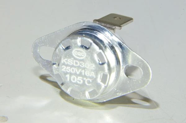 105°C KSD302 250V 16A NC ceramic bi-metallic mechanical thermostat *new*