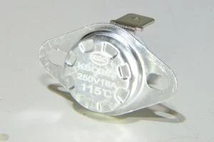 115°C KSD302 250V 16A NC keraaminen bi-metallinen mekaaninen termostaatti *uusi*
