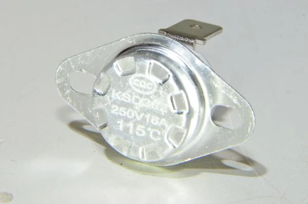 115°C KSD302 250V 16A NC ceramic bi-metallic mechanical thermostat *new*