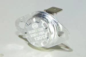 130°C KSD302 250V 16A NC keraaminen bi-metallinen mekaaninen termostaatti *uusi*