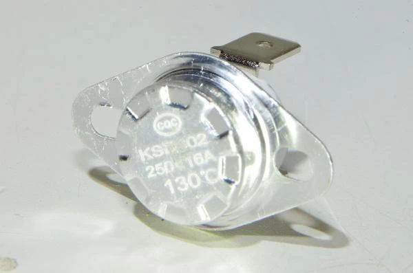 130°C KSD302 250V 16A NC ceramic bi-metallic mechanical thermostat *new*