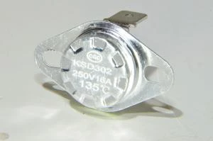 135°C KSD302 250V 16A NC ceramic bi-metallic mechanical thermostat *new*