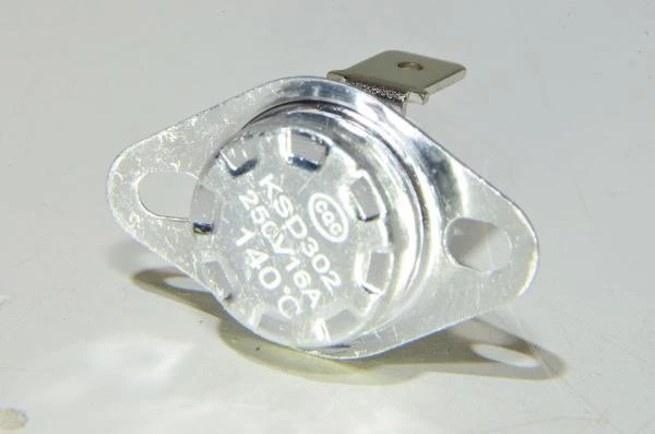 140°C KSD302 250V 16A NC ceramic bi-metallic mechanical thermostat *new*