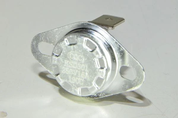 190°C KSD301 250V 16A NC keraaminen bi-metallinen mekaaninen termostaatti *uusi*