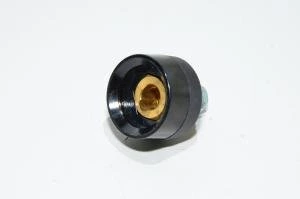 DKJ-35 musta naaras pistoke 25-35mm² kaapelille, M8 ruuvikiinnitys, 160-250A *uusi*