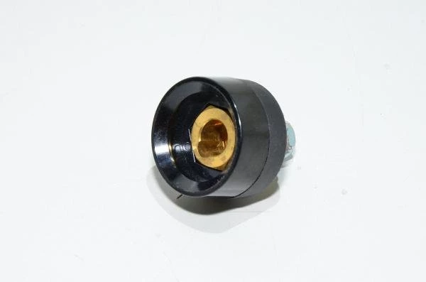 DKJ-35 musta naaras pistoke 25-35mm² kaapelille, M8 ruuvikiinnitys, 160-250A *uusi*