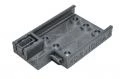 3D printed wall mounted holder for Nokia 6 phone, black PLA