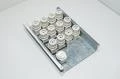 Tateka RU 312 C5 455x300x50mm white steel fuse box with 12x Diazed II fuse holders and 3x 40A main switch