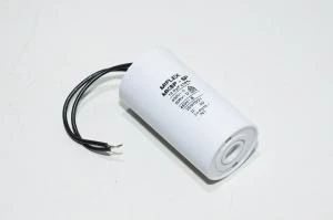 Miflex MKSP-5P I150V612K-G1 12µF/500VAC 35x65mm moottorin käyntikondensaattori 100mm johdoilla *uusi*