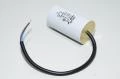 Miflex MKSP-5P I15KV625K-D 25µF/500VAC 45x78mm motor run capacitor with M8 mounting and 250mm leads *new*