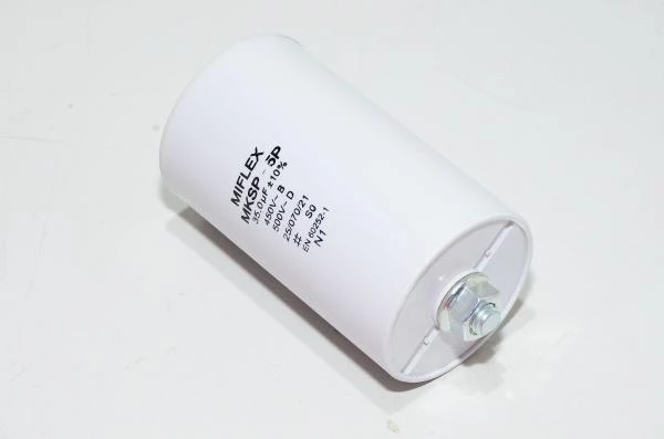 Miflex MKSP-5P I150V635K-B 35µF/500VAC 50x107mm moottorin käyntikondensaattori faston liittimillä *uusi*