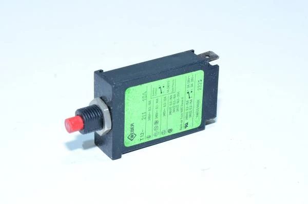 10A Weber T12-211 10A panel mount automatic fuse