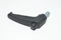 Peco Polymet P345650616 pull to adjust black plastic handle 45mm steel M8 male thread RH