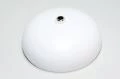 100mm valkoinen teräskupu 7mm reijällä *uusi*