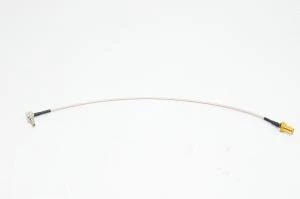 SMA female straight - CRC9 male right angle RG316 adapter cable 250mm *new*