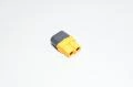 Amass XT60H-F3 keltainen 2pin naaras virtaliitin kuorella, 500VDC, 30/60A *uusi*